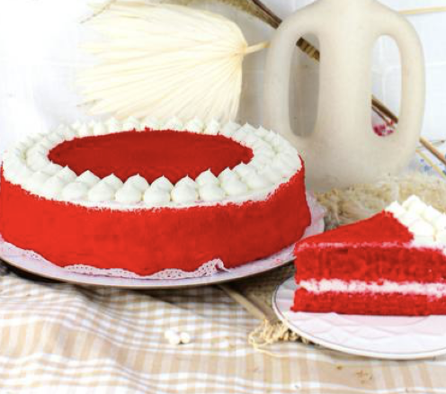 Красный бархат большой